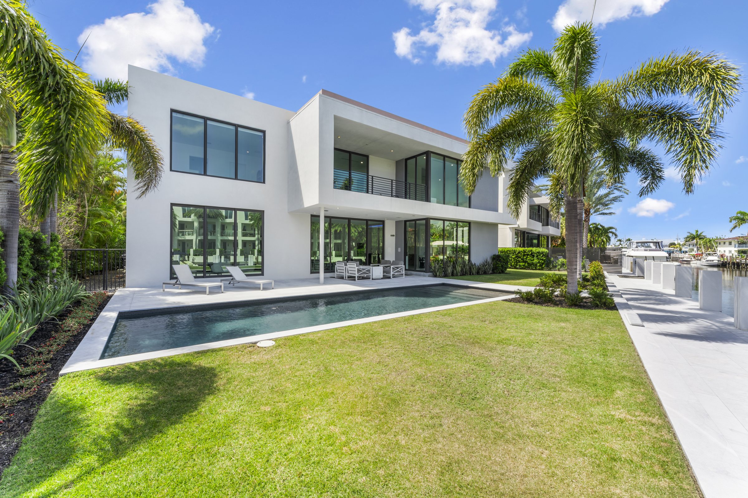 Rear Elevation at Casa Aqua, 4232 E Tradewinds Ave, Lauderdale-by-the-Sea