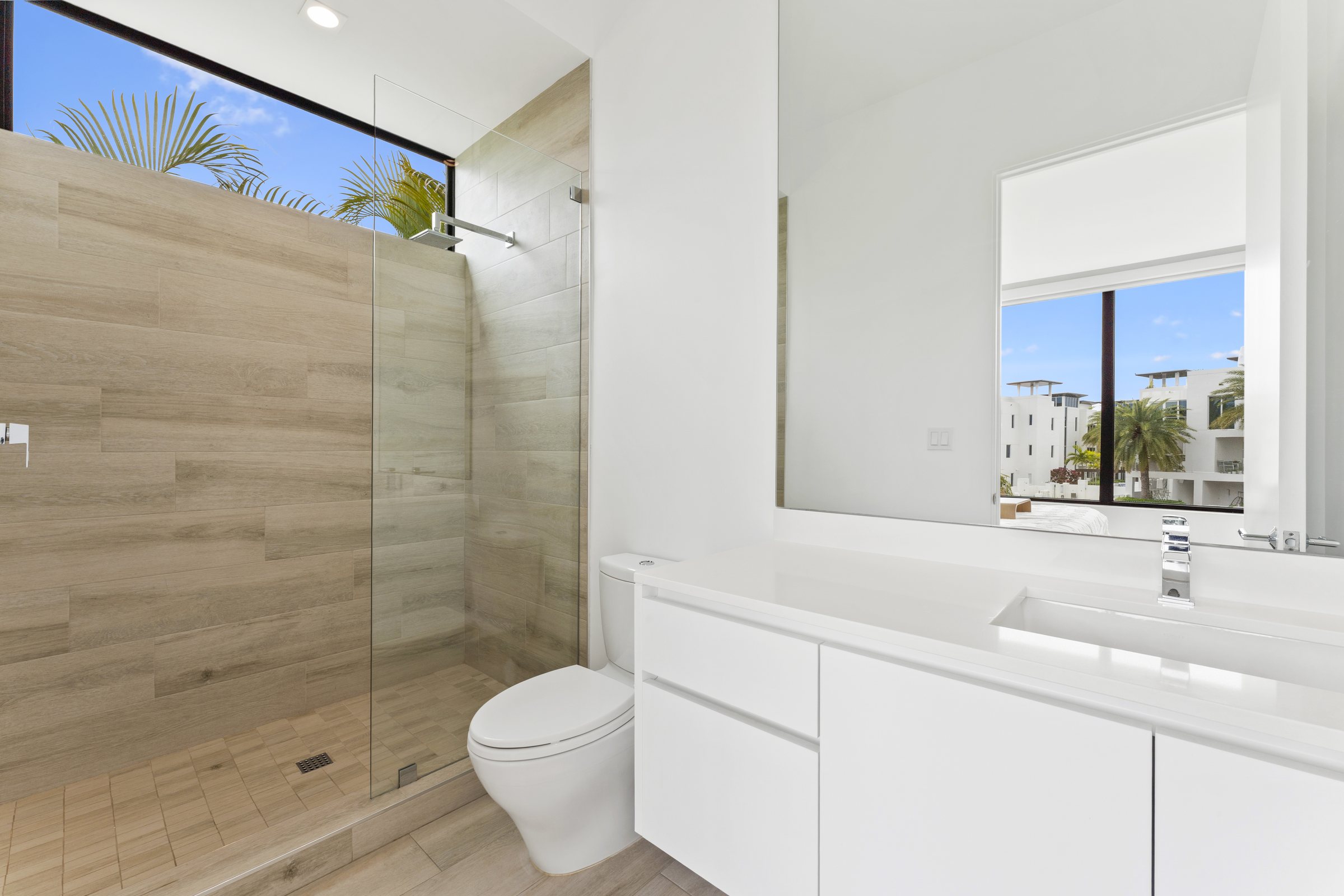 Guest Bath Detail at Casa Aqua, 4232 E Tradewinds Ave, Lauderdale-by-the-Sea