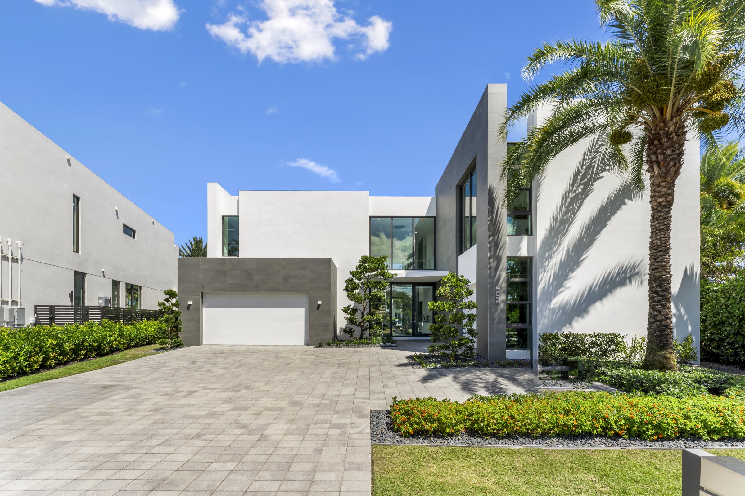Front Facade Detail at Casa Aqua, 4232 E Tradewinds Ave, Lauderdale-by-the-Sea
