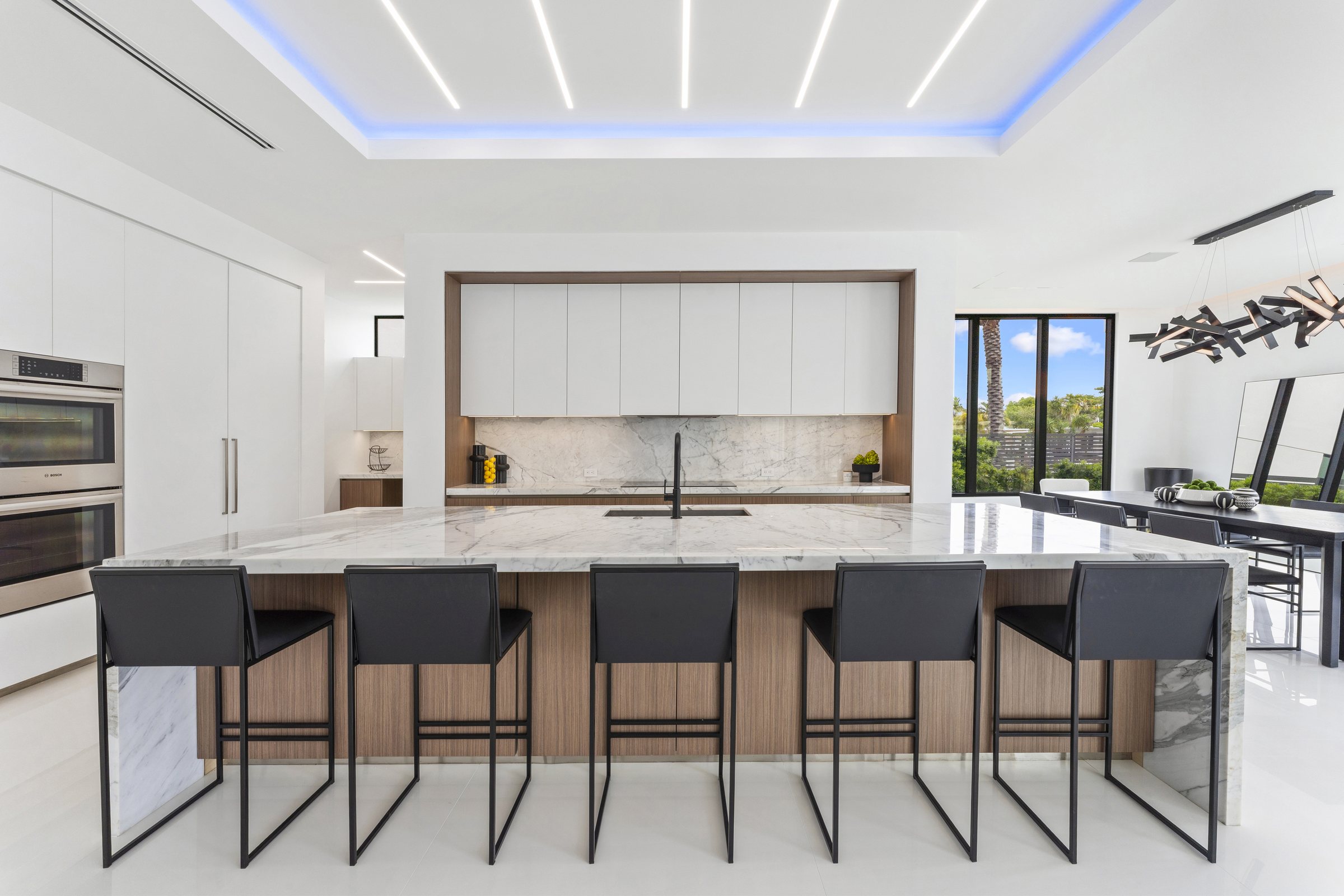 Chef's Kitchen and Island at Casa Aqua, 4232 E Tradewinds Ave, Lauderdale-by-the-Sea
